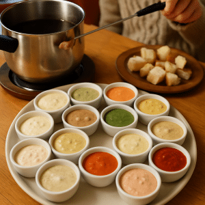 15 sauces à fondue à seulement 3 ingrédients