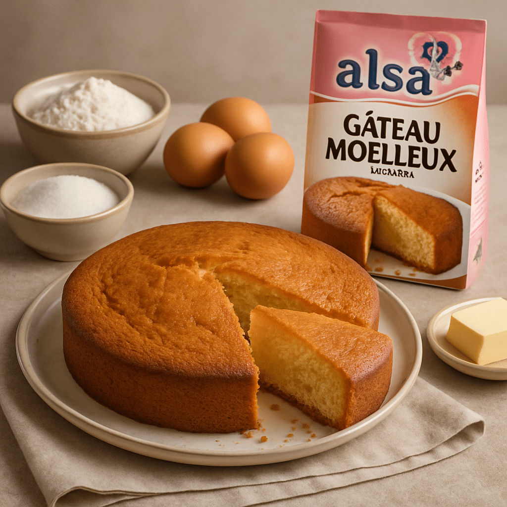 gâteau moelleux alsa ingrédient​