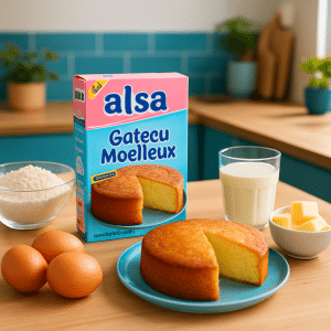 gâteau moelleux alsa ingrédient​
