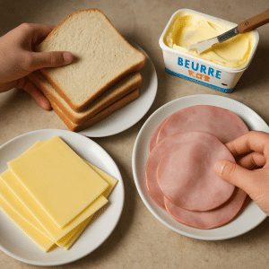 ingrédients croque monsieur